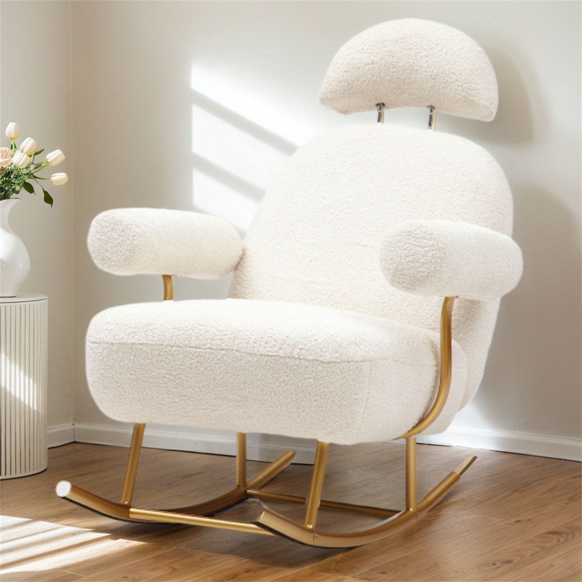 Mercer41 Plastic Acrylic Rocking Chair Wayfair